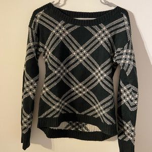 Plaid sweater